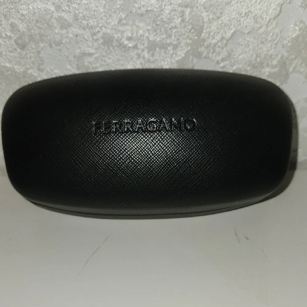 Salvatore Ferragamo Black Frame Sunglasses with Brown Gradient Lenses - Picture 6 of 6